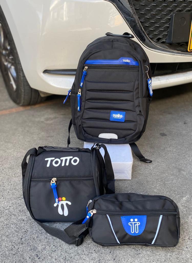 🎒 Morral TOTTO 3x1 – Morral + Lonchera + Cartuchera