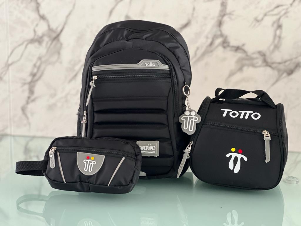 🎒 Morral TOTTO 3x1 – Morral + Lonchera + Cartuchera