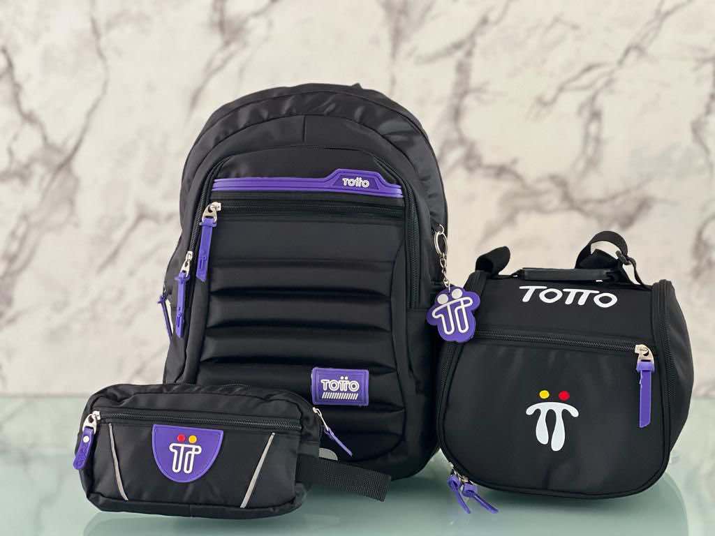 🎒 Morral TOTTO 3x1 – Morral + Lonchera + Cartuchera